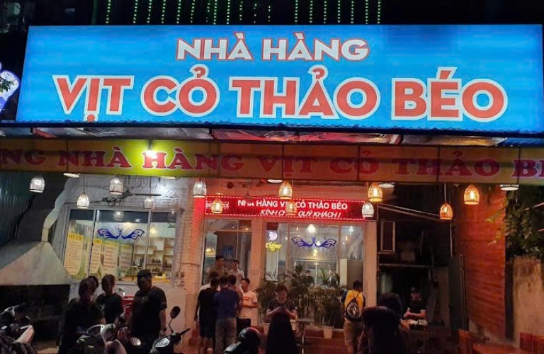 Nhà Hàng Vịt Cỏ Thảo Béo
